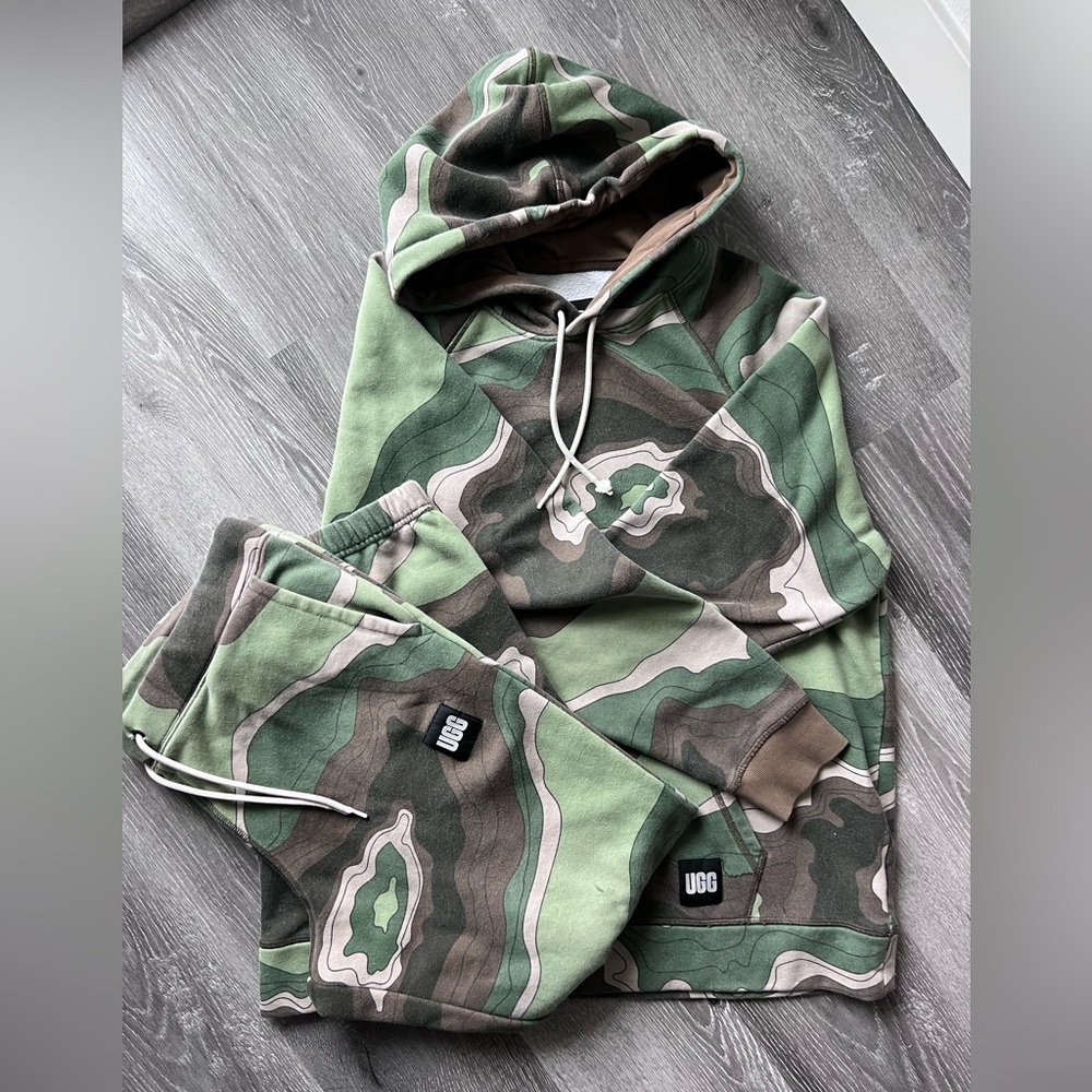 UGG Terrance Hoodie Topo and Malachi Jogger Topo Set. Men’s Size XL - Picture 2 of 10